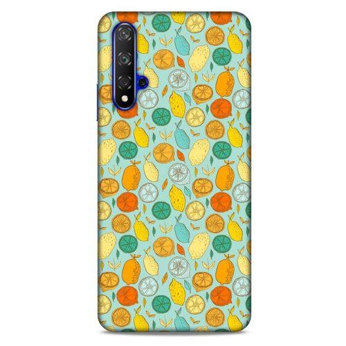 Frutix Turunç 02 Huawei P Smart S Y8P Kılıf Desenli Silikon