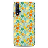 Frutix Turunç 02 Huawei P Smart S Y8P Kılıf Desenli Silikon