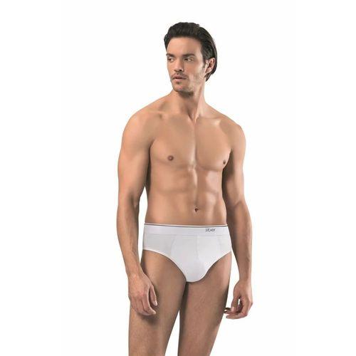 Erkek Big Boss Serisi 3'lü Paket Beyaz Likralı Slip Boxer Jbr 323