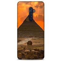 Oppo Reno 2 Kılıf Dünya Mimarisi (25) Antişok Kapak Giza Piramitler Mısır