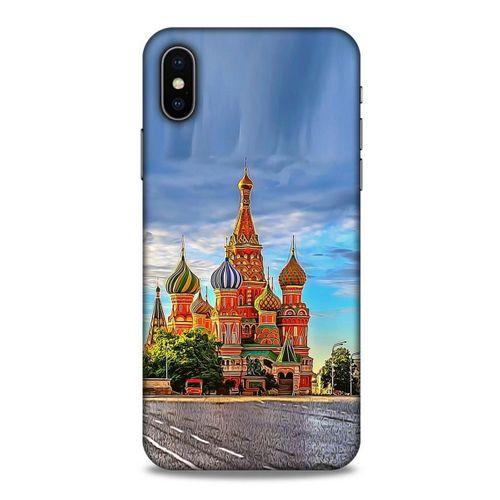 Apple iPhone XS Kılıf Dünya Mimarisi (22) Tam Koruma Kılıfı Aziz Vasil Rusya