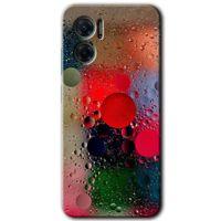 Xiaomi Redmi Note 11E HD Baskılı Kılıf + 9D Tam Ekran Koruyucu - Wet Bubbles