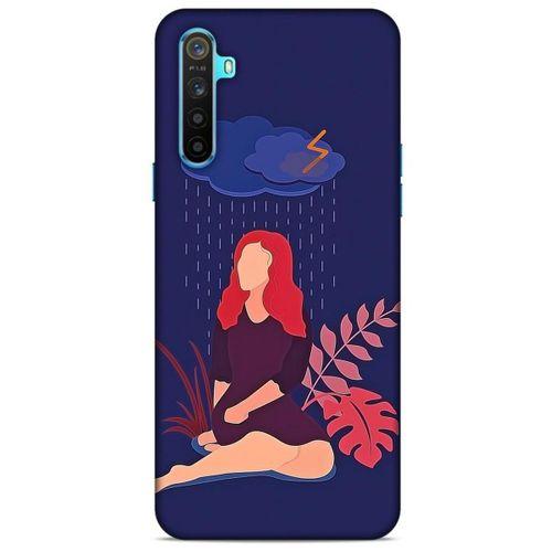 Oppo Realme 6i Kılıf Depresyon (4) Koruma Kılıfı Açık Kahverengi