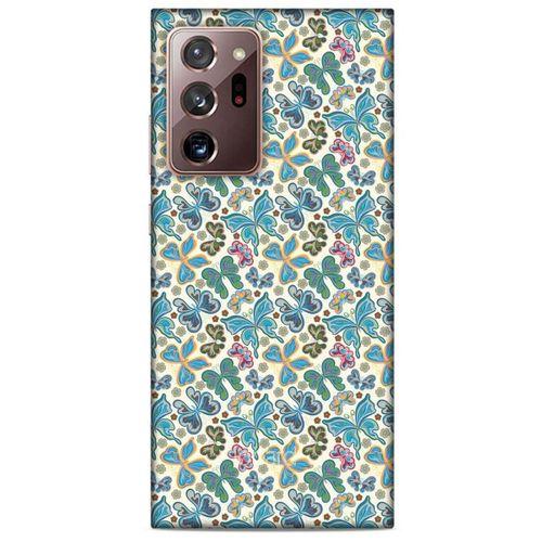 Samsung Galaxy Note 20 Ultra Kılıf Kelebek Etkisi (18) Telefon Kılıfları Şeker Pembe