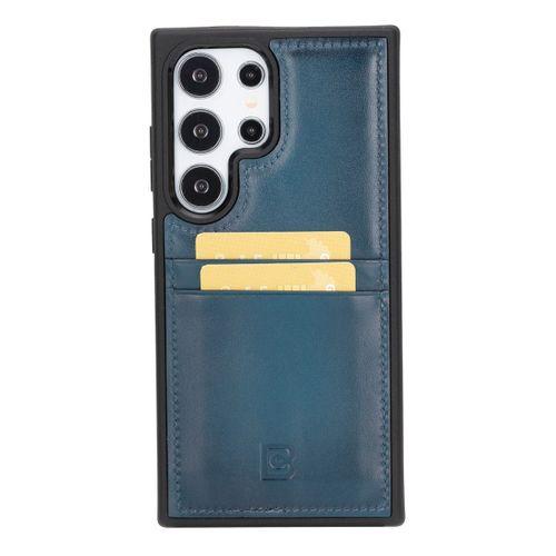 Bouletta Samsung Galaxy S24 Ultra Uyumlu Deri Arka Kapak FXCP BRN4EF