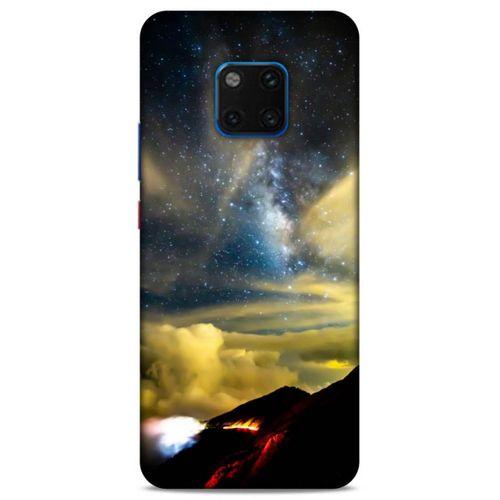 Lopard Huawei Mate 20 Pro Uyumlu Kılıf Gece'S (17) Tasarım Kılıf Sarı