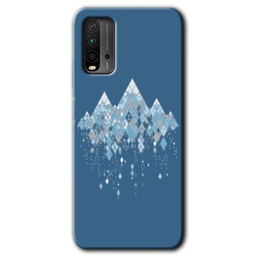 Xiaomi Redmi 9T Kılıf Baskılı Kapak - İceberg + 5D Tam Kaplayan Cam