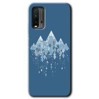 Xiaomi Redmi 9T Kılıf Baskılı Kapak - İceberg + 5D Tam Kaplayan Cam