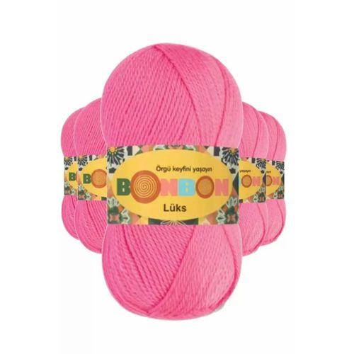 5 Adet Lüks Patik İpi Yünü Pembe 98230