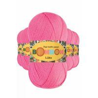 5 Adet Lüks Patik İpi Yünü Pembe 98230