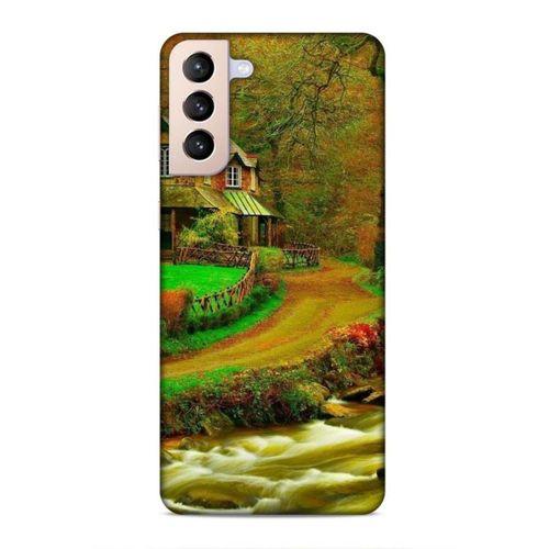Samsung Galaxy S21 Plus Uyumlu Kılıf Azarbaijan (48) Bumper Kılıf Orman Evi