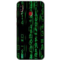 Samsung Galaxy A20 Kılıf HD Desen Baskılı Arka Kapak - Matrix