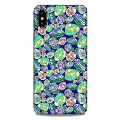 Apple iPhone XS Max Kılıf Baskılı Özel Seri Taşlı (15) Antişok Kılıf