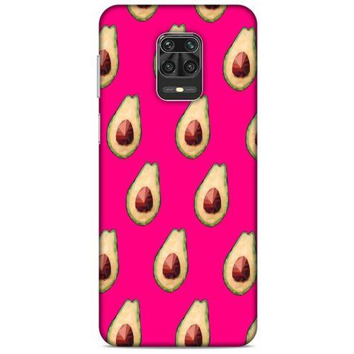 Xiaomi Redmi Note 9S Uyumlu Kılıf Pembe Delisi (24) Darbe Emici Kılıf Avokado