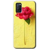 Oppo A72 HD Baskılı Kılıf + 9D Tam Ekran Koruyucu - Kırmızı Gül