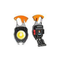 Çok Fonksiyonlu Mini Led Lamba Anahtarlık Ve Çakmak Usb  Kamp İçin Taşınabilir 7 Modlu