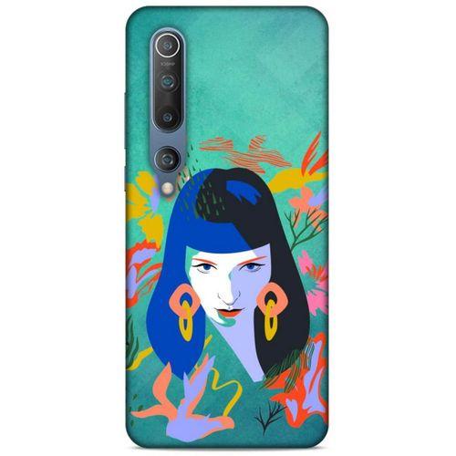 Lopard Xiaomi Mi 10 Uyumlu Kılıf Sürreal Yüzler ♀ (12) Koruyucu Silikon Desenli