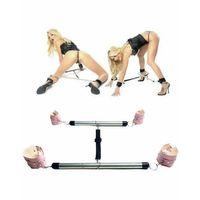 Fantezi Pembe Deri Seksi Borulu Yatak Kelepçesi