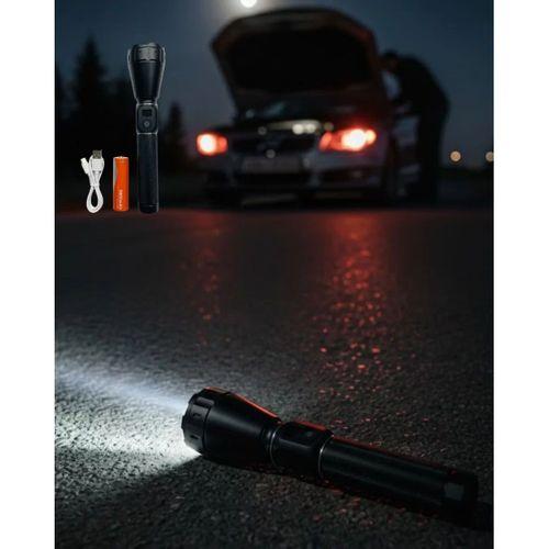 Uzun Ömürlü Bataryalı Şarjlı El Feneri Güçlü Led Aydınlatma