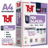 2026 YKS TYT Fen Bilimleri 3 Adım Manifesto 10 Adet Branş Deneme Paketi Dijital Çözümlü