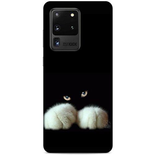 Lopard Samsung Galaxy S20 Ultra Uyumlu Kılıf Kediler (50) Shockproof Kılıf Patiler