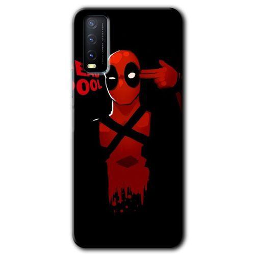 Vivo Y20s Kılıf HD Desen Baskılı Arka Kapak - DeadPool 4 + Kırılmaz Cam