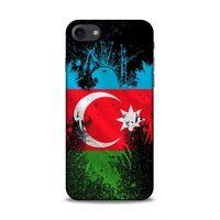 Apple Iphone 8 Uyumlu Kılıf Azarbaijan (34) Slim Armor Kılıf Bayrak