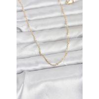 CM 14K Gold Renk Burgu Model 60 cm Kadın Kolye