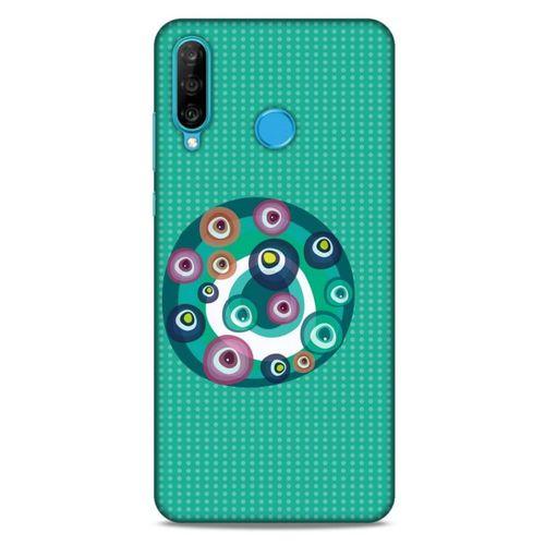 Nazarium (25) Desenli Silikon Kapak Huawei P30 Lite Kılıf