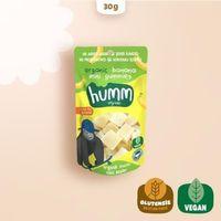 Humm Humm Organik Muzlu Glutensiz Vegan Mini Küpler 30gr