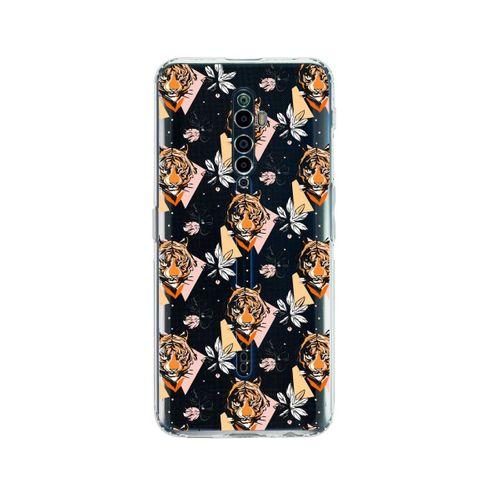 Oppo Reno 2Z Tiger Şeffaf Telefon Kılıfı