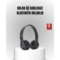 Bluetooth Kablosuz Kulaklık – Extra Bass, Tf Kart, Mikrofonlu, Ayarlanabilir Ergonomik Tasarım