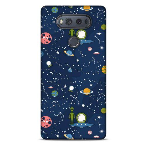 LG K61 Uyumlu Kılıf Mavi Delisi (25) Antişok Kapak Space