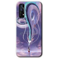 Potkal Hediye Fabrikası Realme 7 Kılıf HD Desen Baskılı Arka Kapak - Dragon Snake