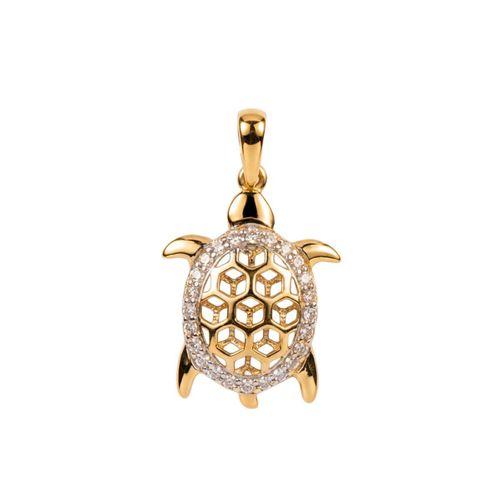 14 Ayar Kaplumbağa Kolye Ucu HSM10104