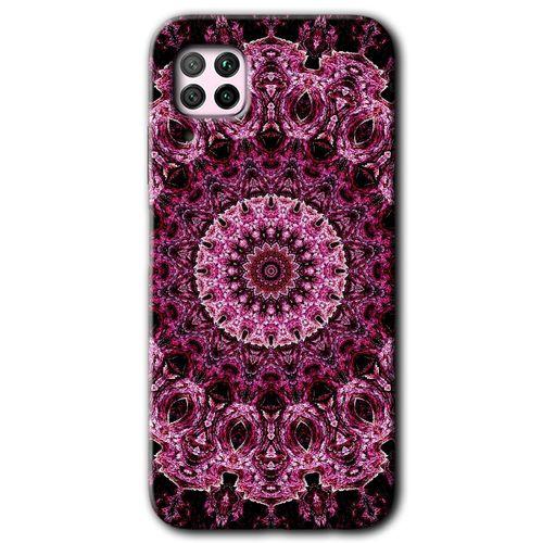 Huawei P40 Lite Kılıf HD Desen Baskılı Arka Kapak - Mandala Patterns Kaleidoscope