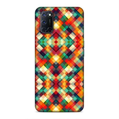 Oppo A92 Kılıf Sari Kirmizi Yesil Boyut Arka Kapak Silikon Koruma Full Koruyucu