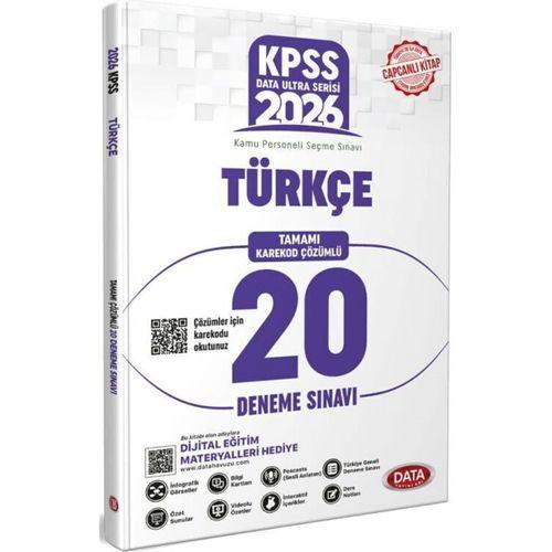 2026 KPSS Türkçe Ultra 20 Deneme Data Yayınları