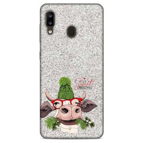 Animax Bereli İnek Samsung Galaxy A20 Kılıf Desenli Silikon