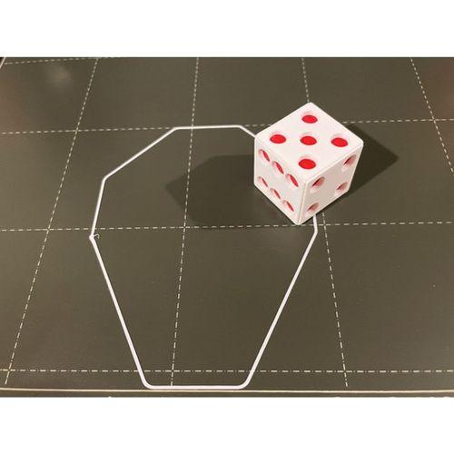 Pürüzsüz Yüzeyli Katlanır D6 Zar (Bu ürün Sadece Plastik parçadır - Almadan Önce Soru Sorabilirsiniz)