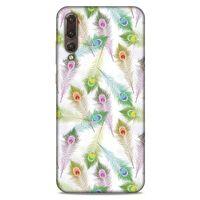 Huawei P20 Pro Kılıf Desenli Özel Seri Tüyler (23) Ultra Koruma Kılıfı
