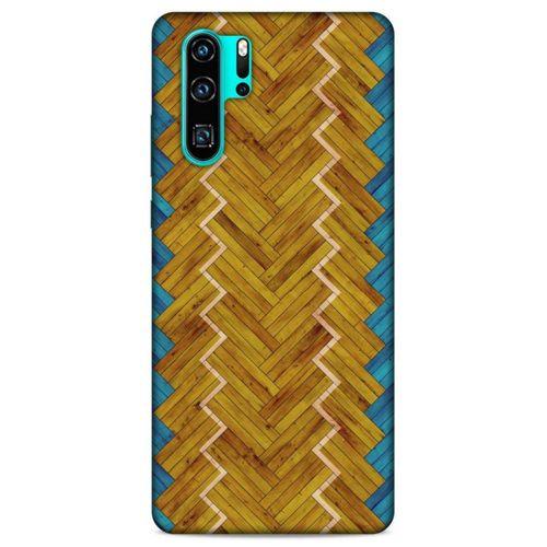 Lopard Huawei P30 Pro Uyumlu Kılıf Wood'X (37) Silicone Cover Baskılı