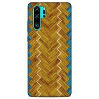 Lopard Huawei P30 Pro Uyumlu Kılıf Wood'X (37) Silicone Cover Baskılı