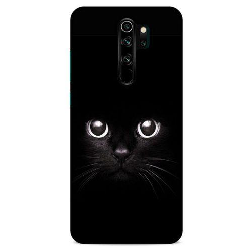 Lopard Xiaomi Redmi Note 8 Pro Uyumlu Kılıf Kediler (44) Tough Armor Kılıf Kara Kedi