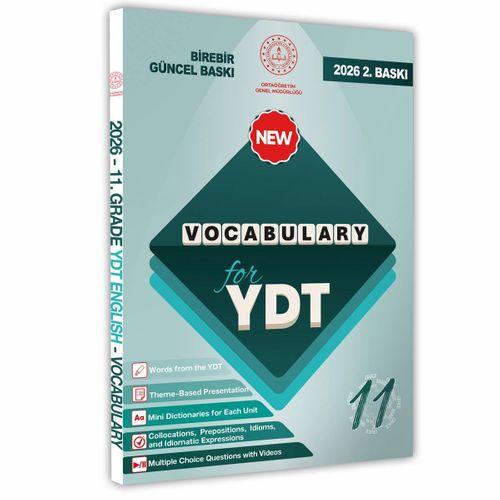 2026 YDT MEBİ İngilizce 11 Sınıf Vocabulary Kelime Bilgisi Soru Bankası Kitabı Çözümlü BASKI ÜCRETİ