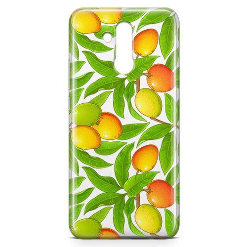 Huawei Mate 20 Lite Kılıf Mango Çiçekleri Arka Kapak Koruma Desenli Full Koruyucu