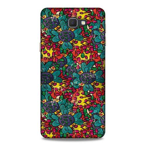 Lopard Samsung Galaxy J7 Prime Uyumlu Kılıf Soyut Sanat (29) Baskılı Arka Koruma Kılıfı