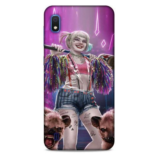 Samsung Galaxy A10 Uyumlu Kılıf Harley Quinn (35) Fit Design Kılıf Lavanta pembesi