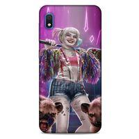 Samsung Galaxy A10 Uyumlu Kılıf Harley Quinn (35) Fit Design Kılıf Lavanta pembesi