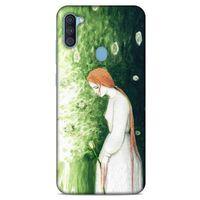 Samsung Galaxy A11 Kılıf Depresyon (16) Kalın Kılıf Turuncu Mavi